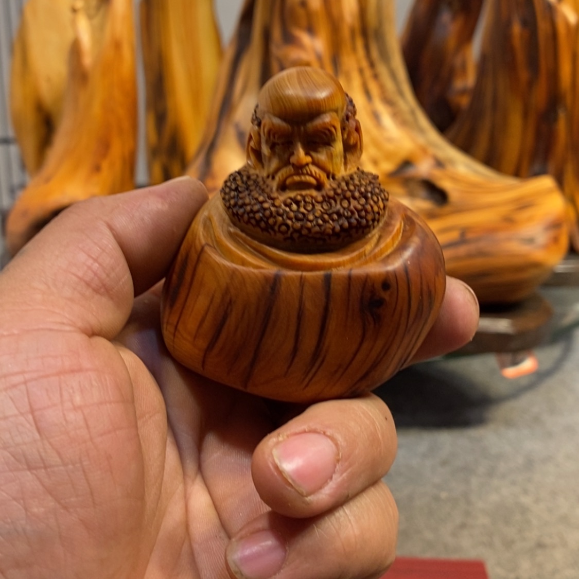 【闪购商品】柏木（崖柏）木雕工艺品摆件