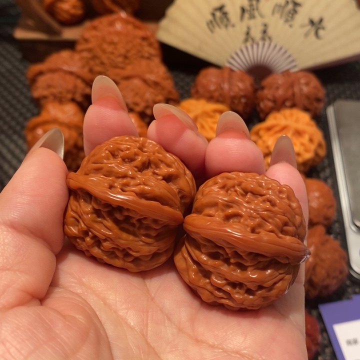 文玩核桃把件36四座楼1321