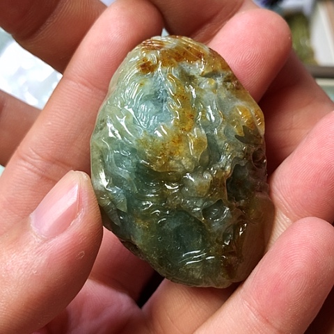 翡翠未镶嵌颈饰天然缅甸翡翠a货