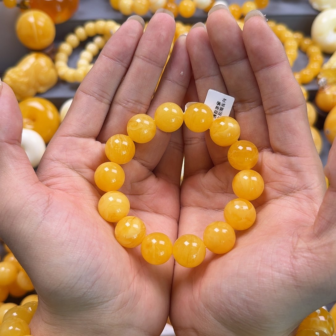 蜜蜡珠宝奇石未镶嵌15mm