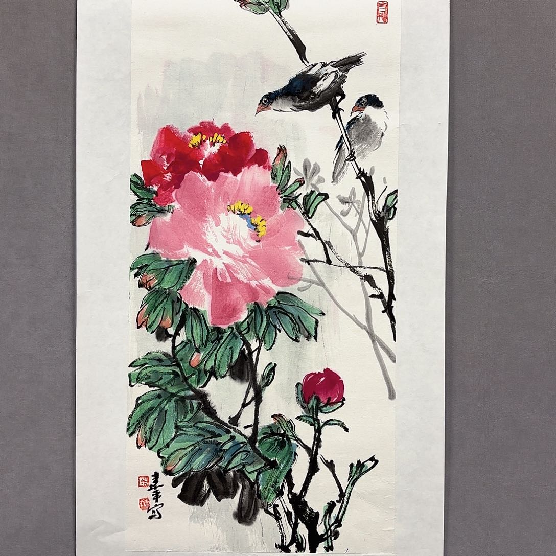 国画国画纯手绘作品请放心去藏