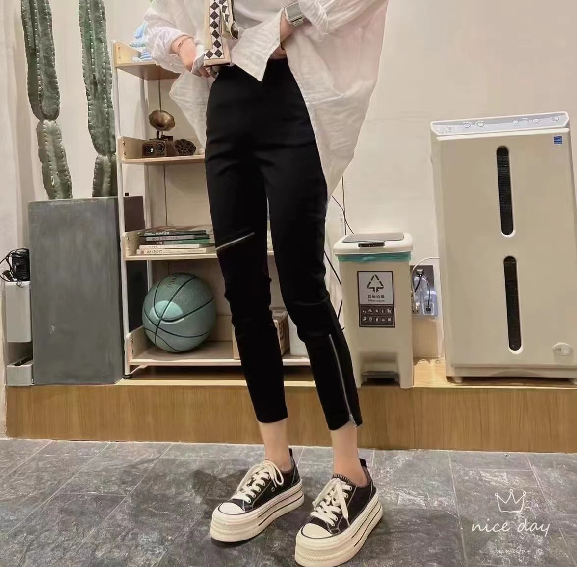 香香家/潮服显瘦百搭休闲裤