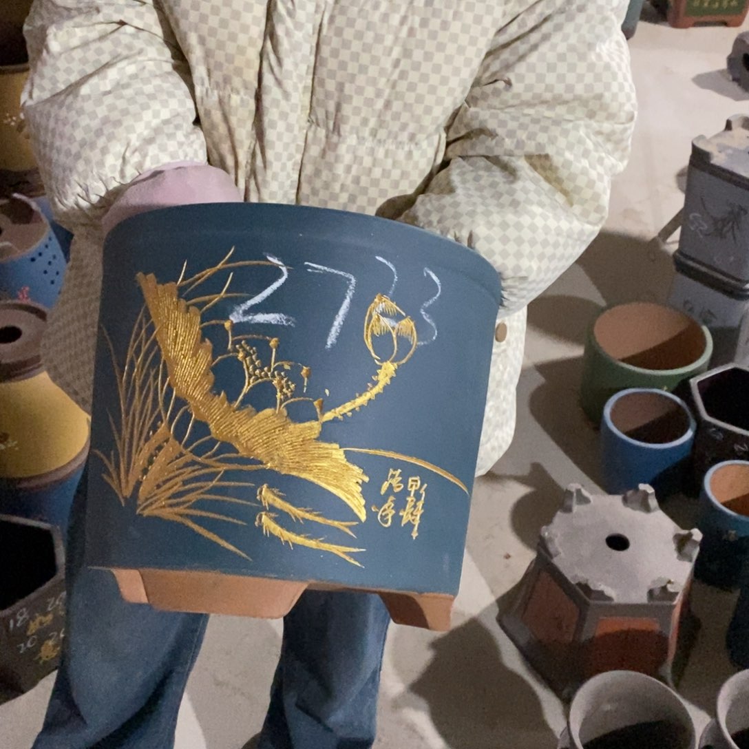 紫砂花盆紫砂花盆