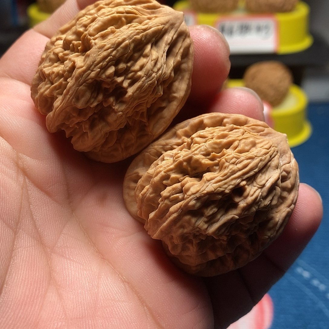 文玩核桃吊坠普通练手麦穗虎头