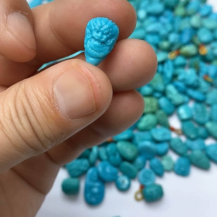 绿松石珠宝奇石未镶嵌