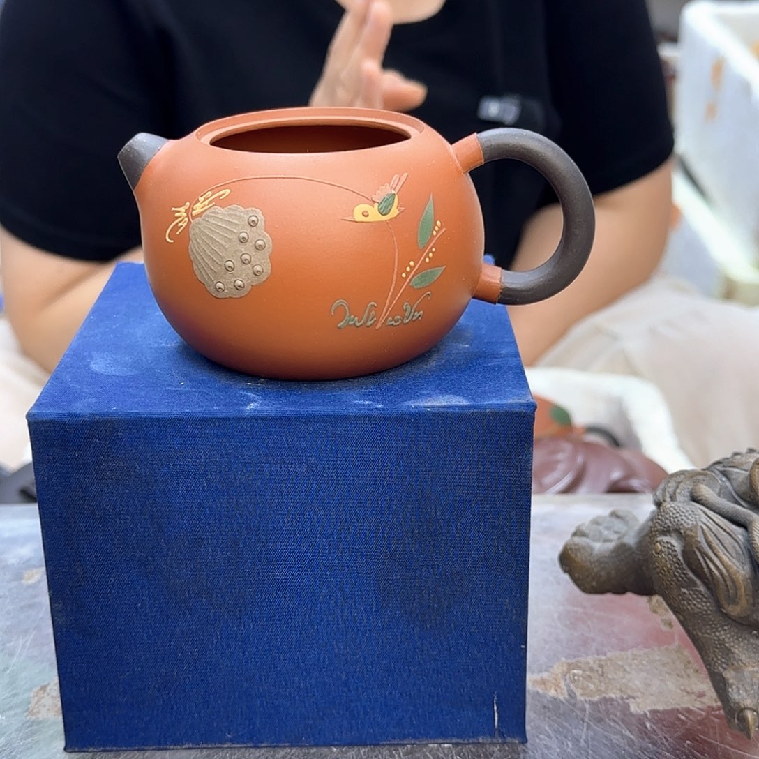 茶壶紫砂宜兴紫砂壶瑕疵处理