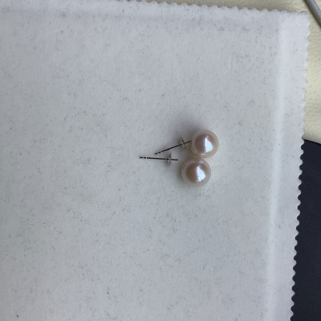 淡水珍珠项链未镶嵌耳钉