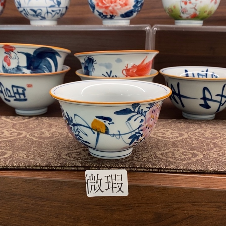 釉下老陶泥手工绘制