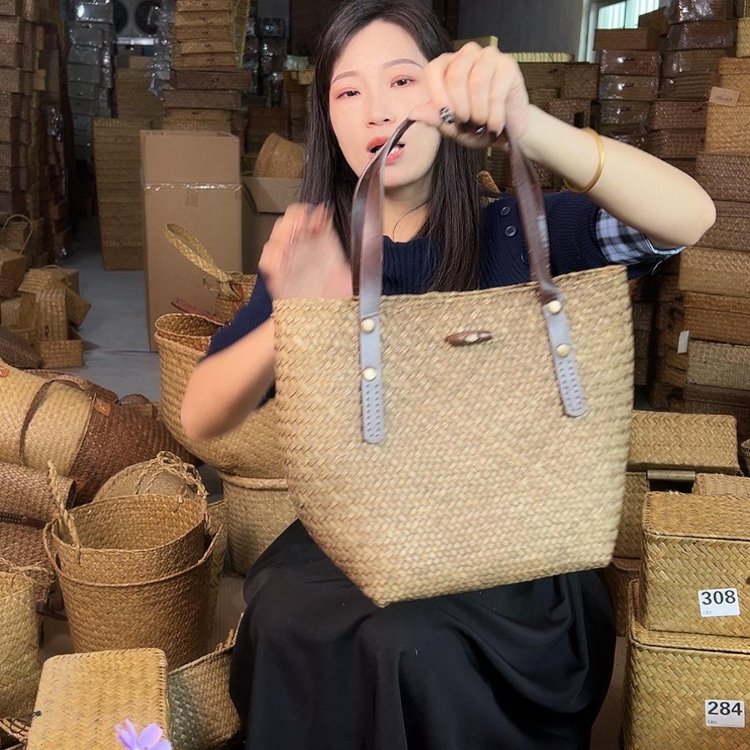 草编包/草编收纳盒微瑕疵