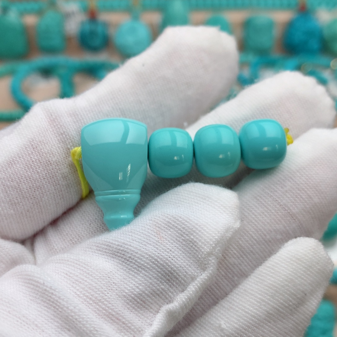 绿松石未镶嵌珠宝奇石9.5mm