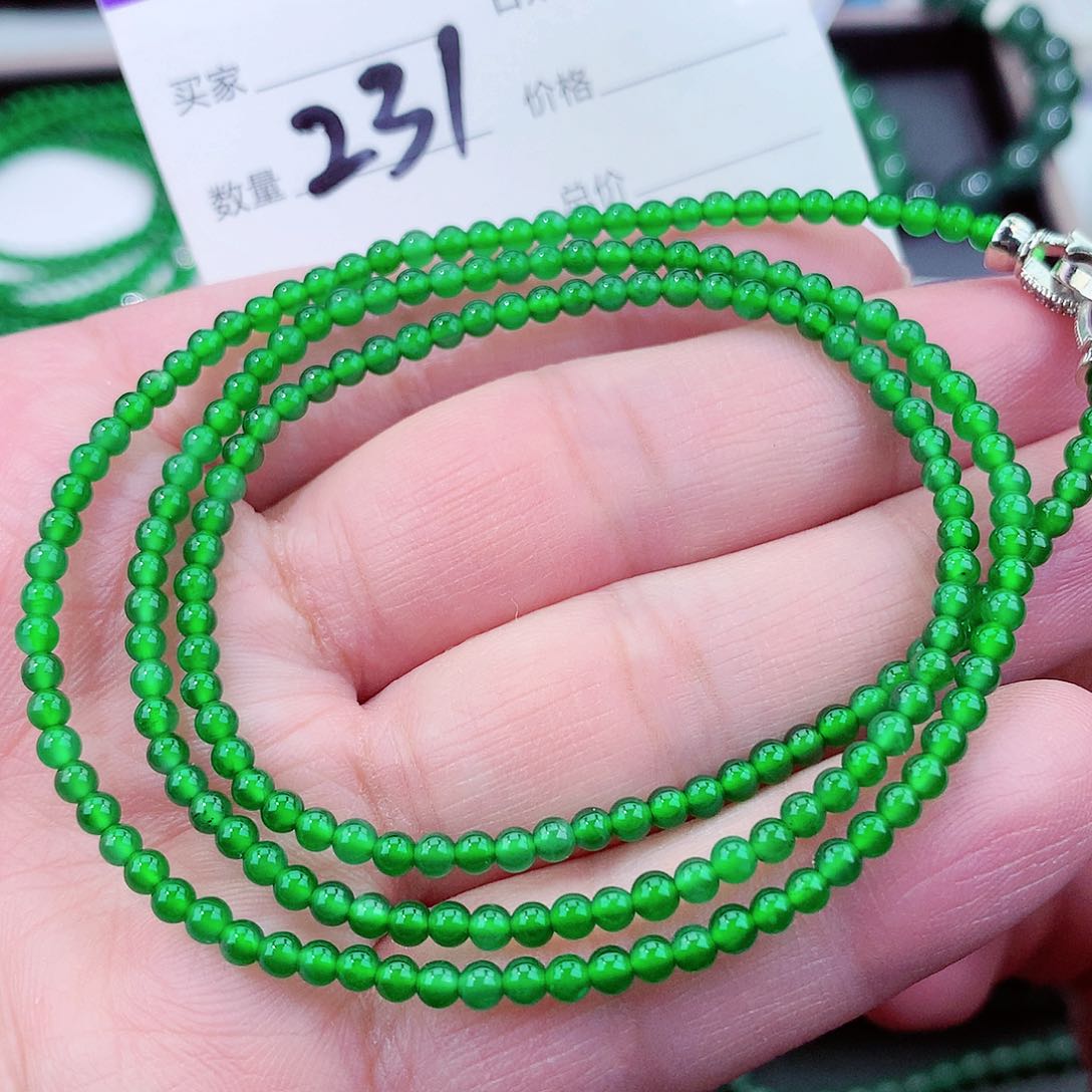 翡翠手链未镶嵌天然翡翠手链未镶嵌