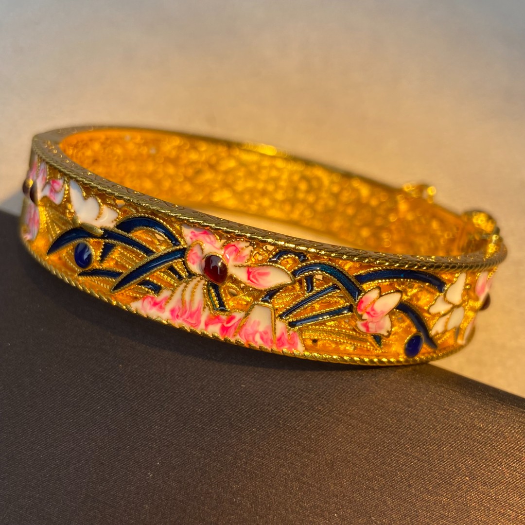 7098【手镯】轻奢精品金色女士手镯