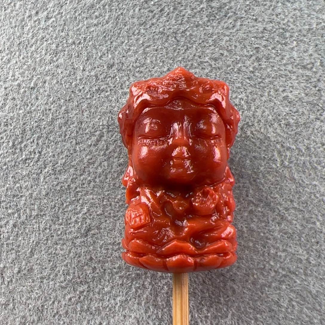 南红玛瑙（度母通孔22*13）未镶嵌