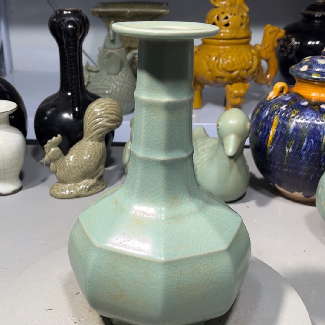 瓶汝窑瓶子品相完美