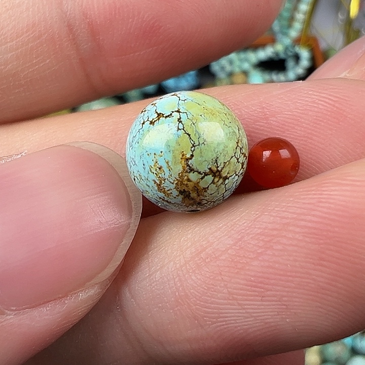 南红玛瑙未镶嵌配饰卡10.5