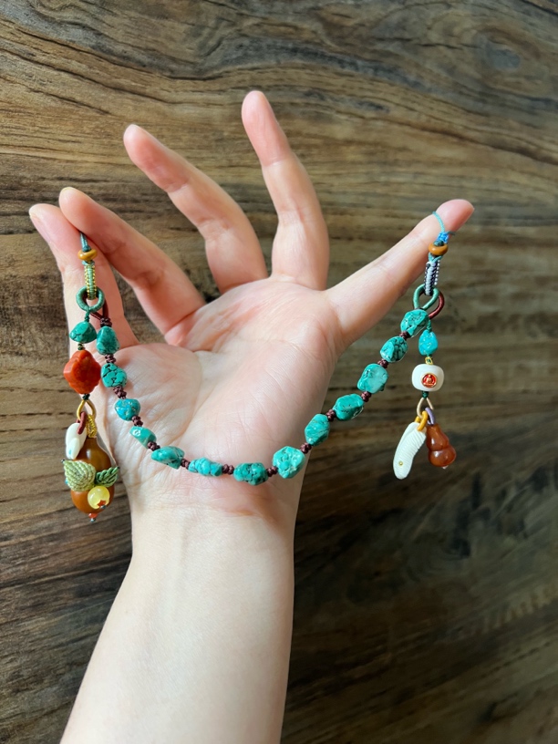 原创设计国风手机链