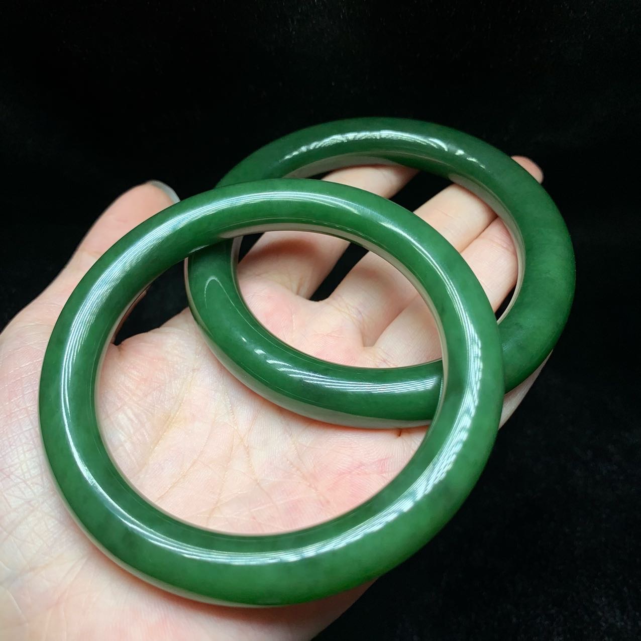 【云上叙】22 QJD002V6516 和田玉手镯-多样性发一件