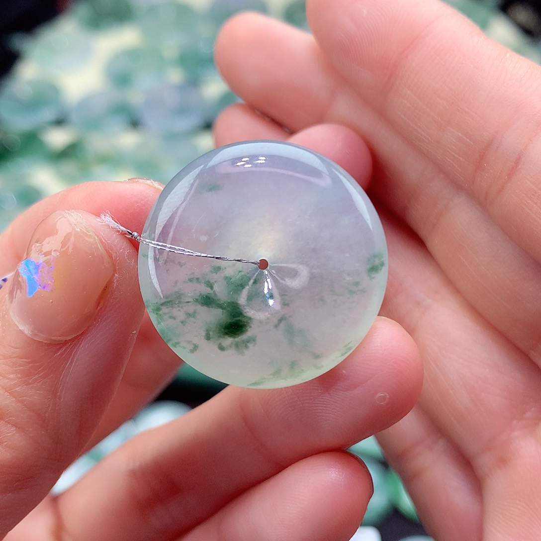 翡翠颈饰未镶嵌尺寸25.5/6.1