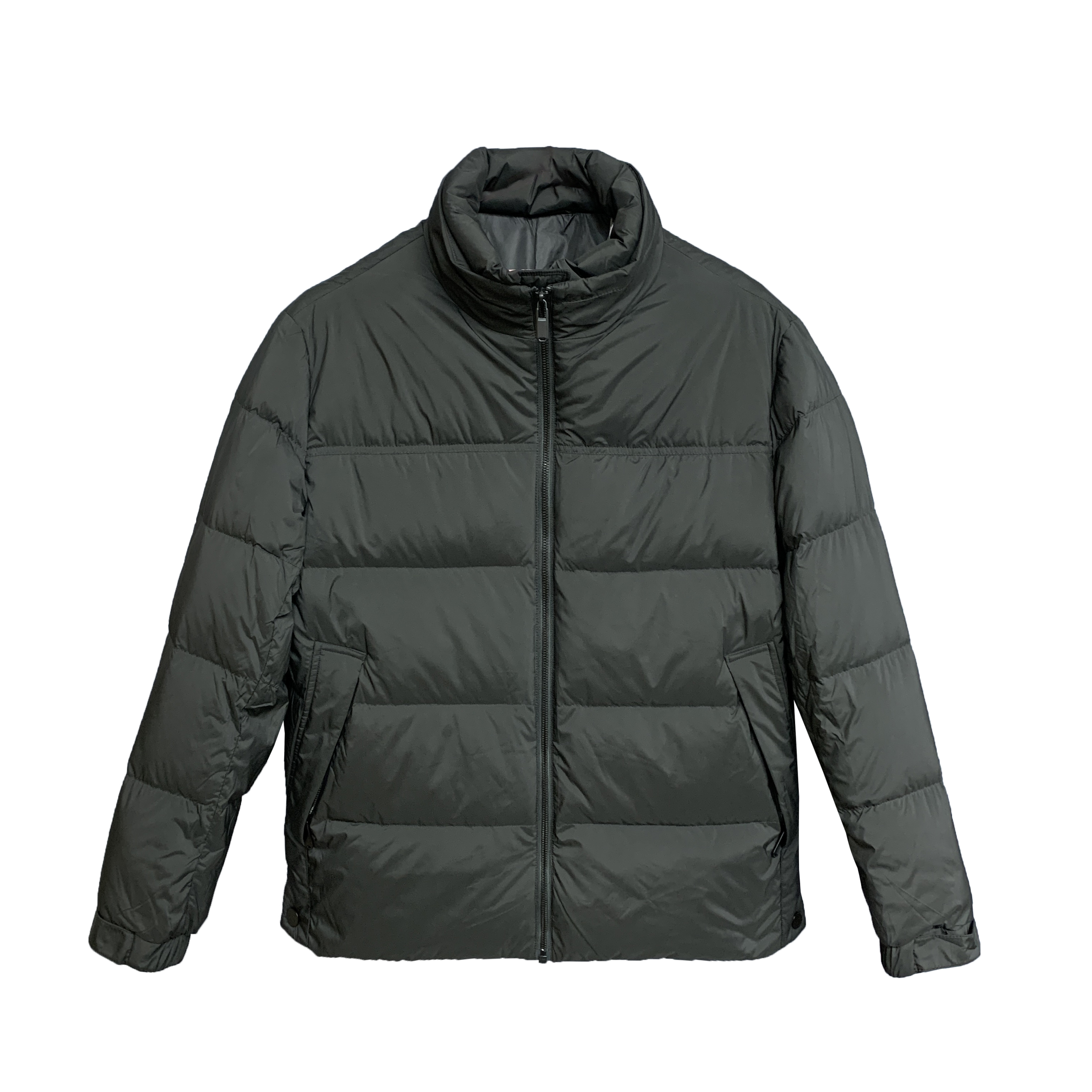 短款立领【轻量-高克重】黑色百搭保暖御寒男款鹅绒羽绒服83062