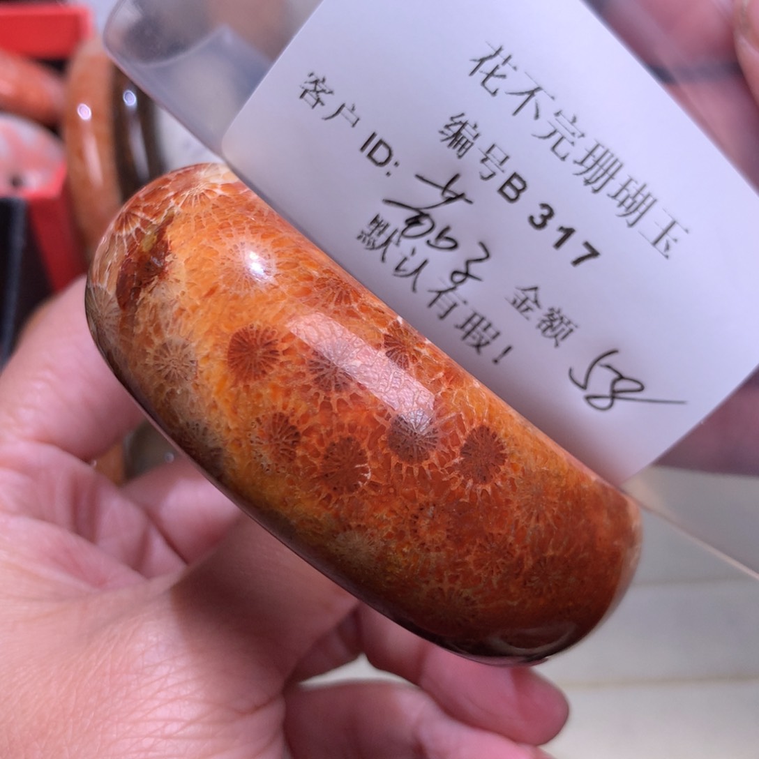 硅化玉颈饰未镶嵌茄*椰