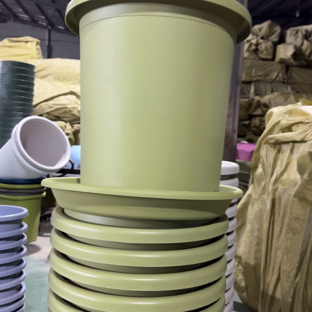 树脂四季盆7#无拖果绿微瑕6