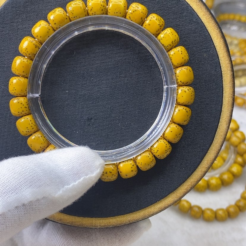 【闪购商品】星月菩提手串西***蛋鸡油黄卡98尺寸