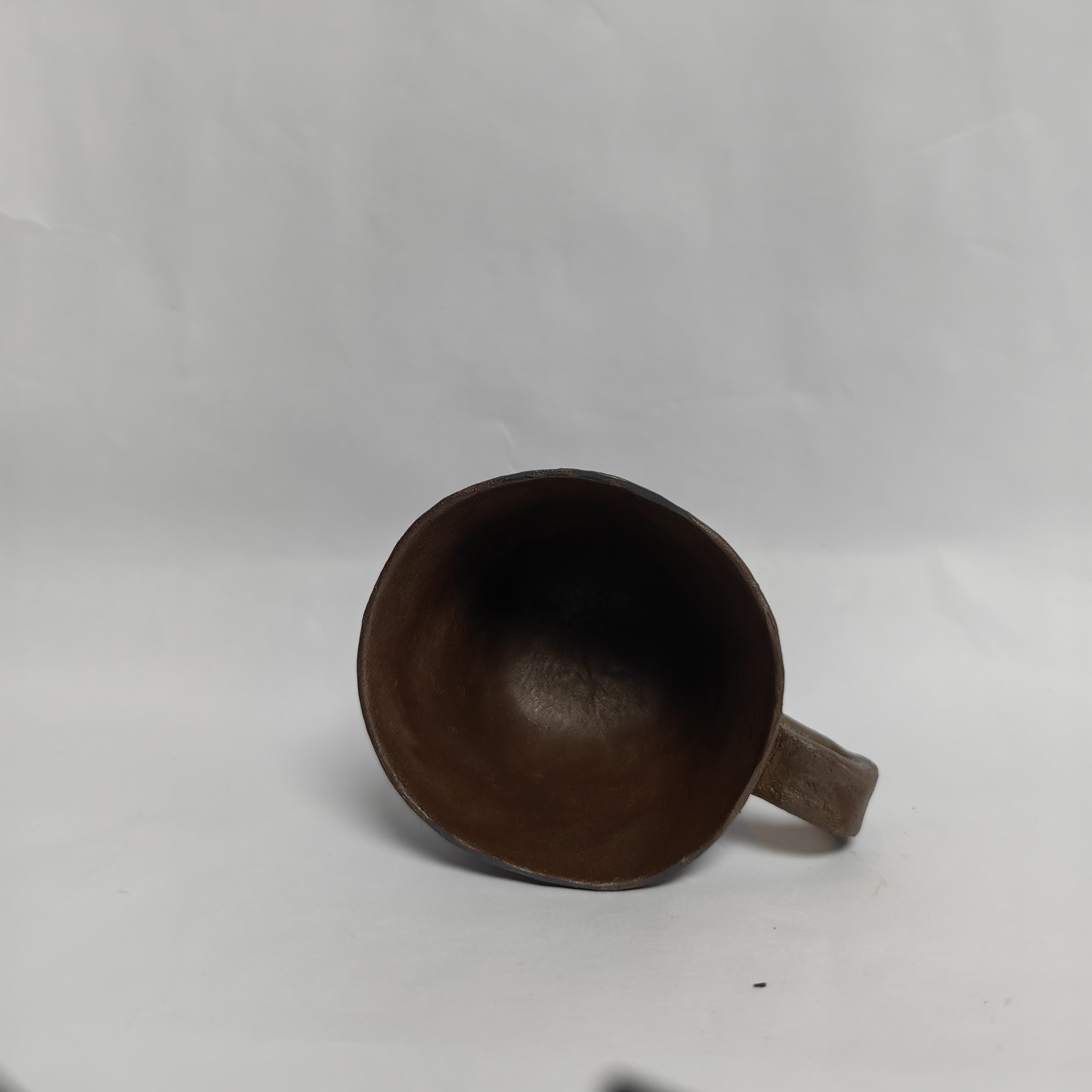 咖啡杯陶瓷品茗杯主人杯手捏全手工钦州坭兴陶陶茶盏创意