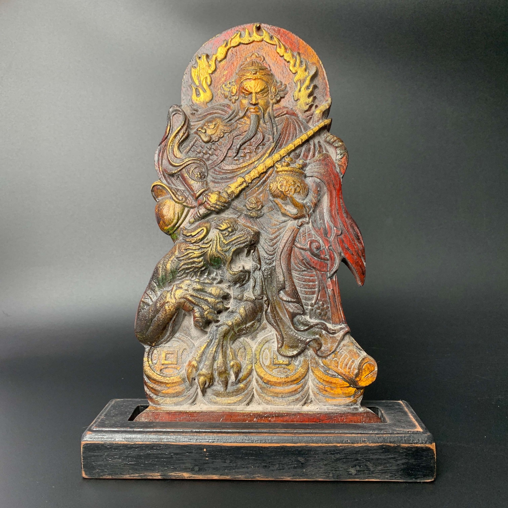 清代·玄坛赵元帅木牌280mm 719gwsx101875