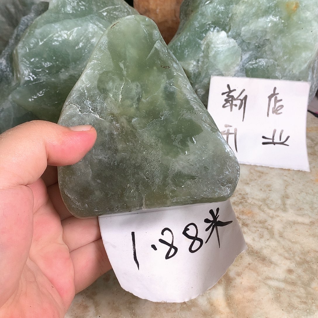合金蛇纹石玉珠宝半成品