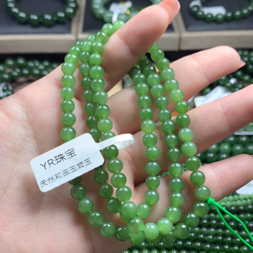 【闪购商品】和田玉（碧玉）颈饰未镶嵌6m