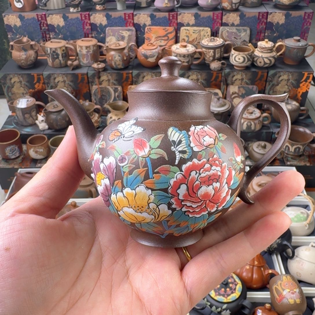 茶壶紫砂捡漏170cc原矿精工半手
