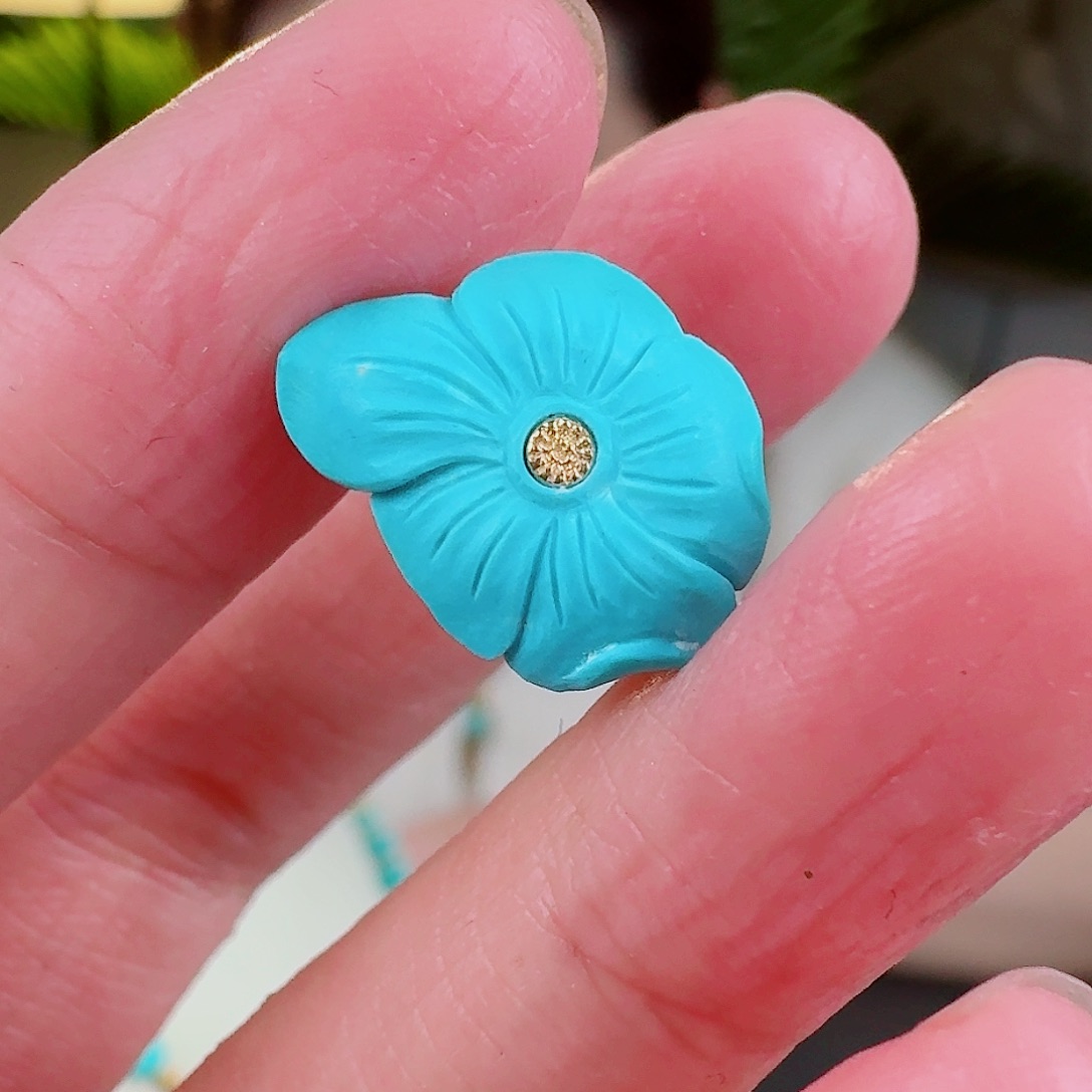 绿松石珠宝奇石未镶嵌