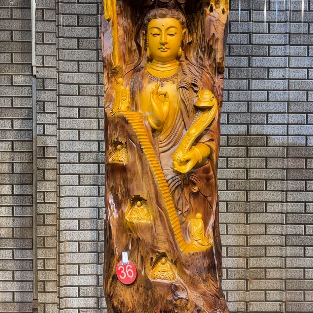 七***喜香樟木香樟木材质南海观音201 51 48（不上楼不入户）