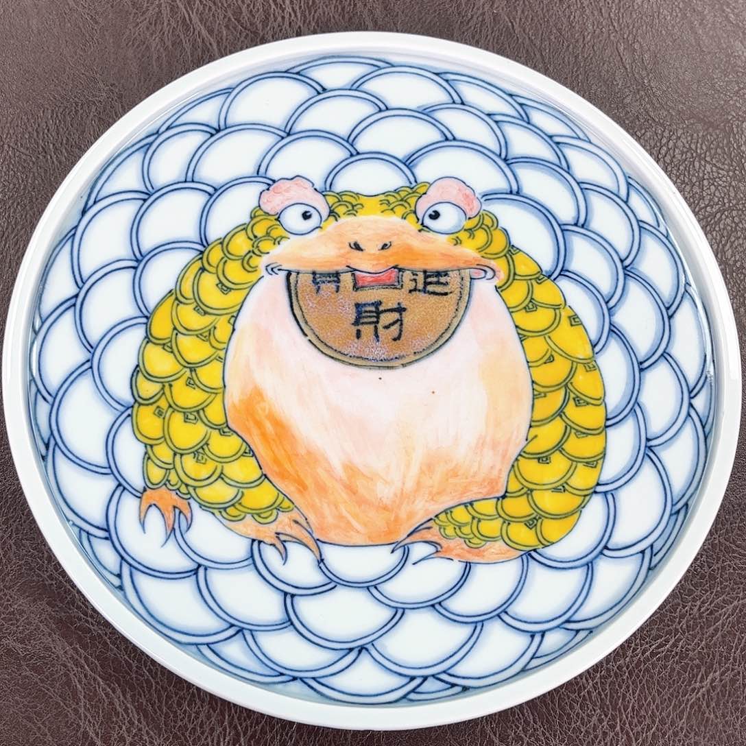 杯手绘高温瓷器瑕疵