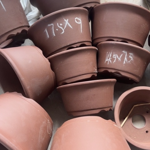 紫砂花盆100-12。100-12