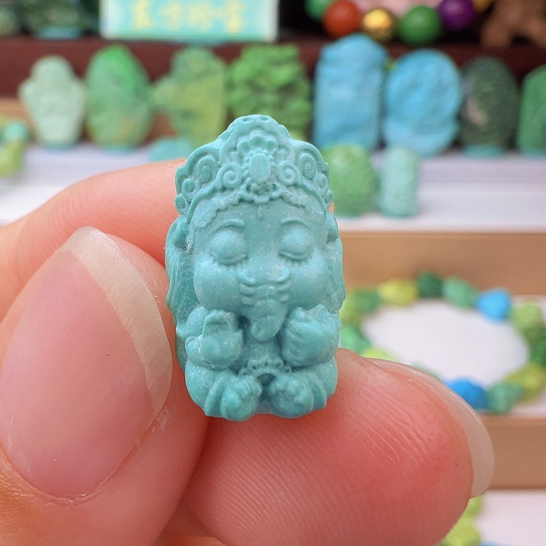 未镶嵌绿松石项链