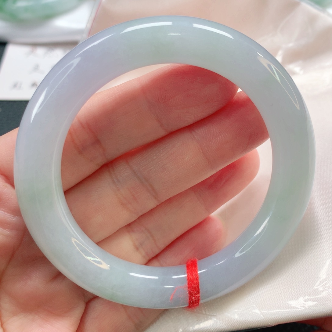 未镶嵌手镯翡翠55圆