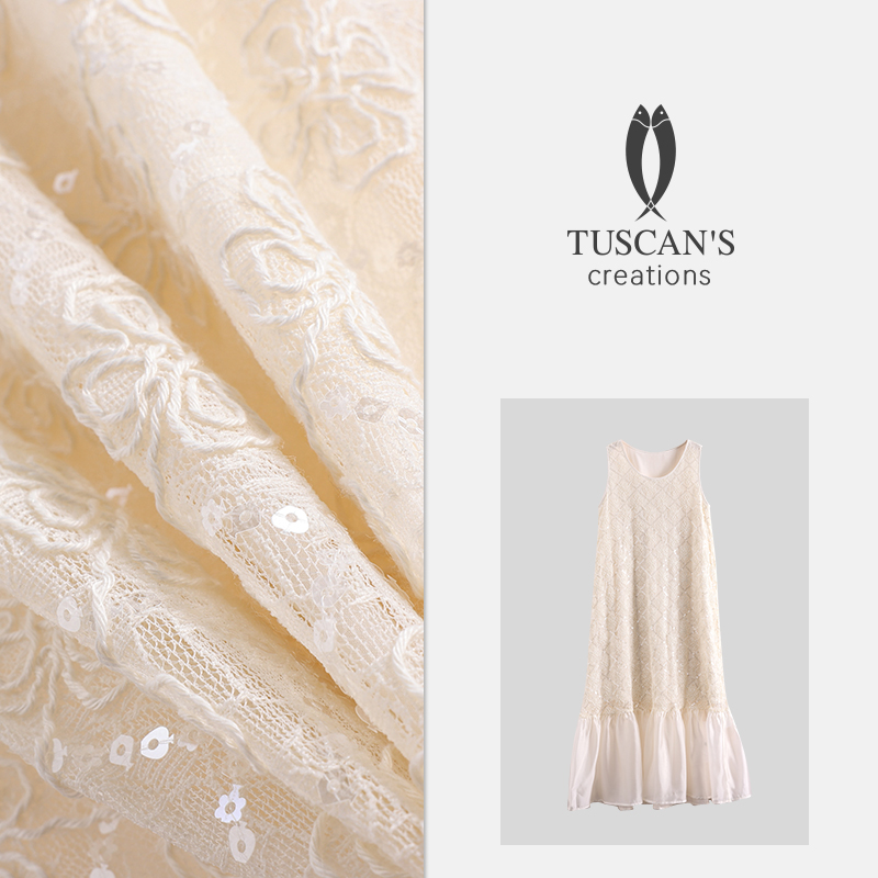 TUSCAN'S CREATIONS女士春秋出游百搭连衣裙气质通勤裙子时代双鱼