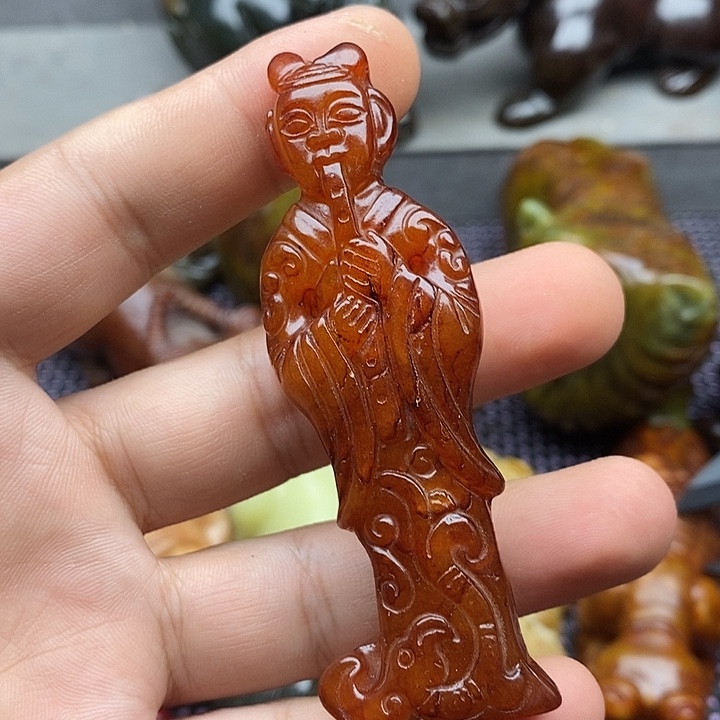 未镶嵌蛇纹石玉颈饰