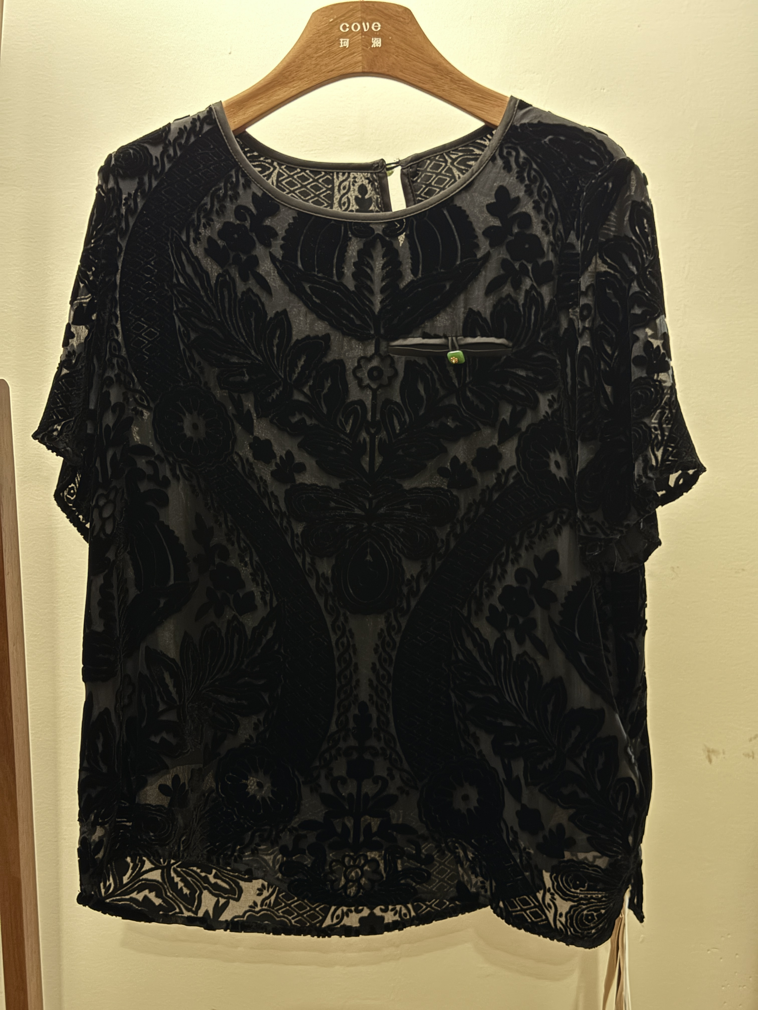 短袖民族风女常规款通勤T恤百搭印花休闲