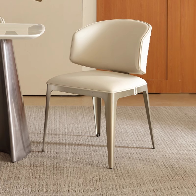 意式轻奢餐椅波纹椅家用现代简约小户型餐厅酒店售楼部网红椅子