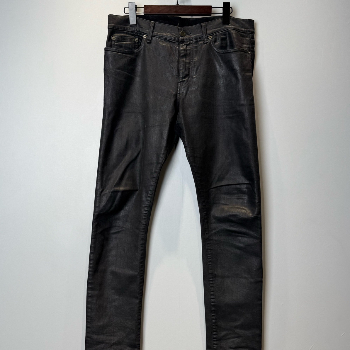 99新 YSL/圣罗兰 亮面牛仔裤/32码/1073