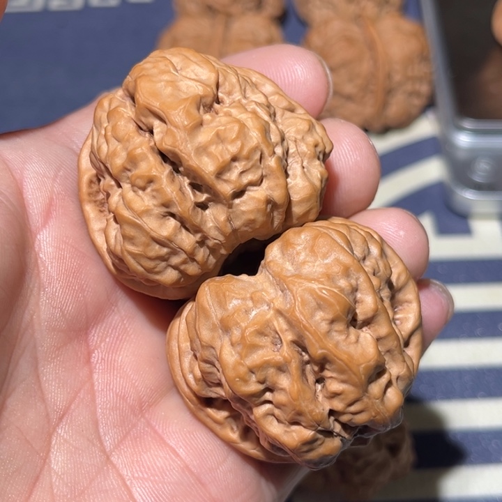 文玩核桃把件42.5全品蛤蟆头