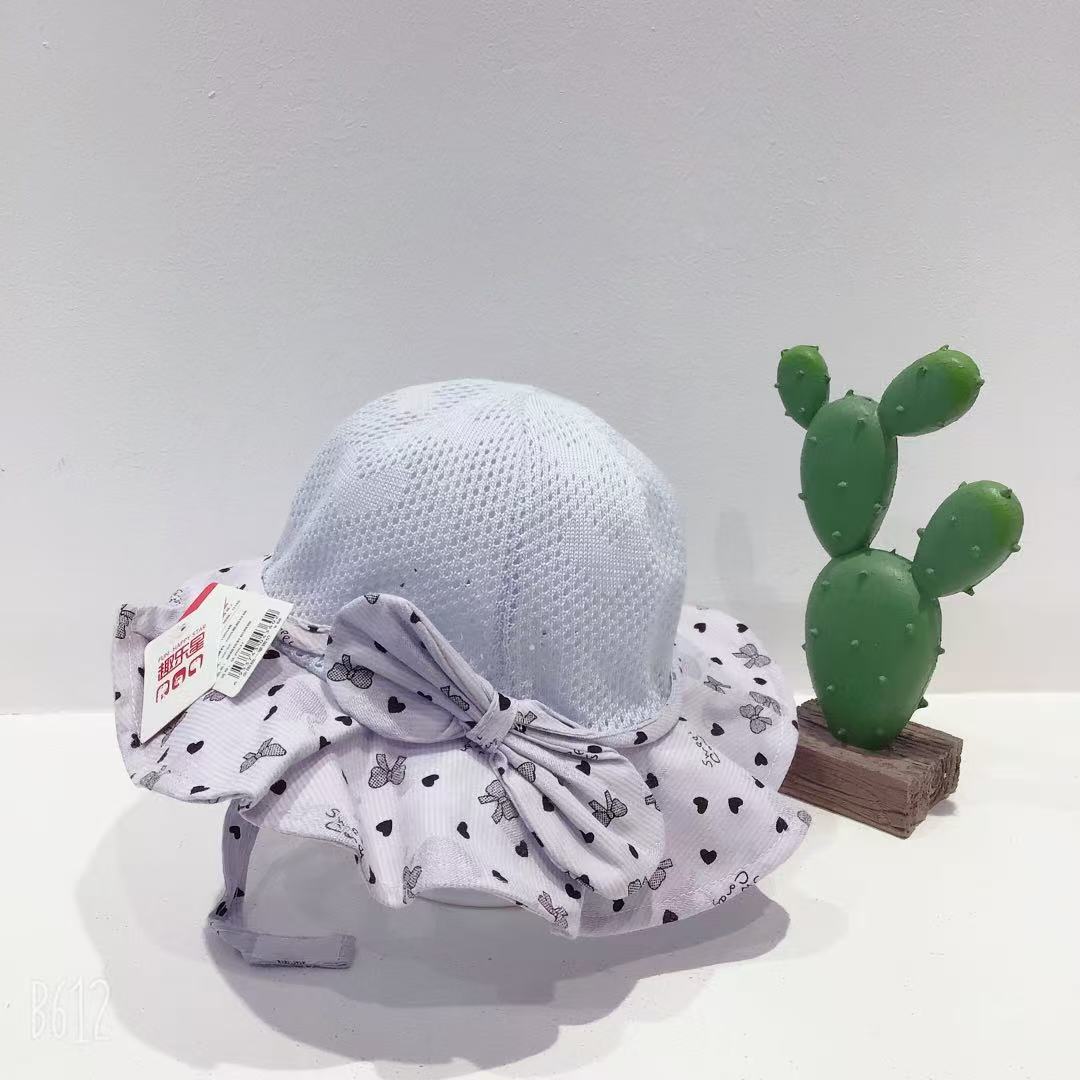 宝宝春夏季帽子特价福利款蕾丝沙滩镂空薄款韩版时尚公主女宝儿童