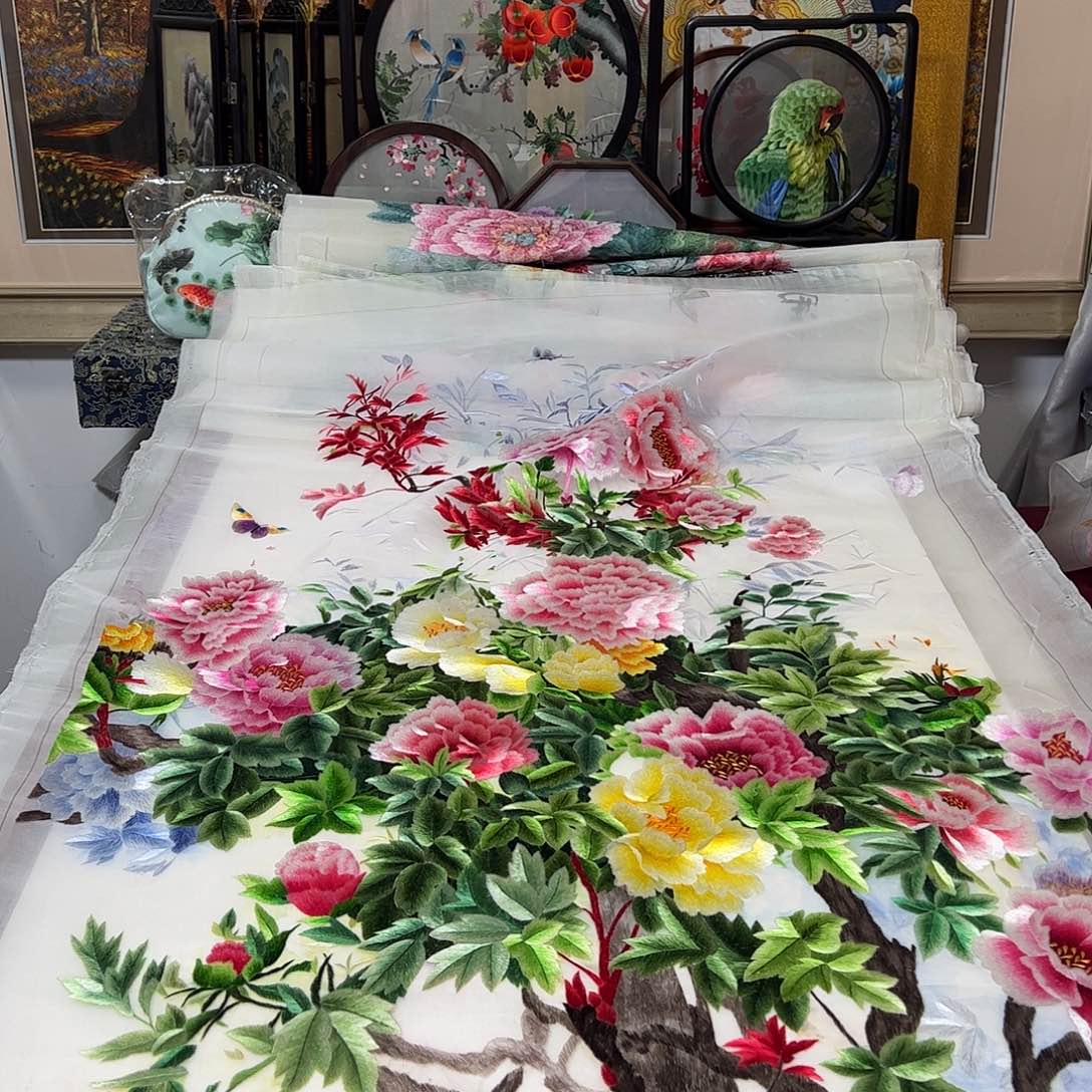 樱****刺绣纯手工刺绣画