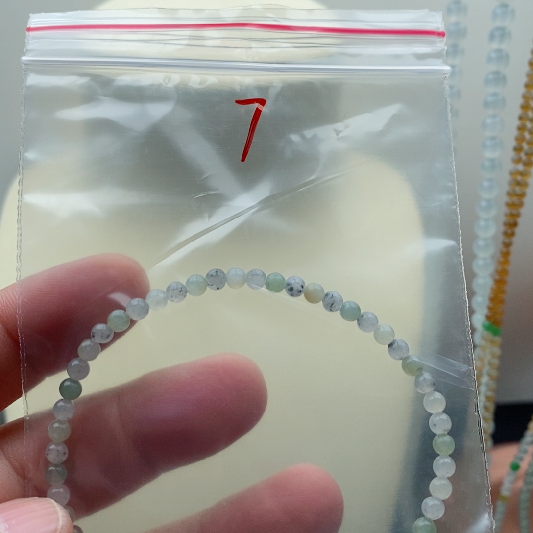 定制翡翠未镶嵌翡翠珠链