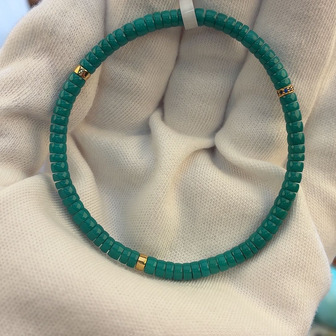 绿松石未镶嵌配饰4mm