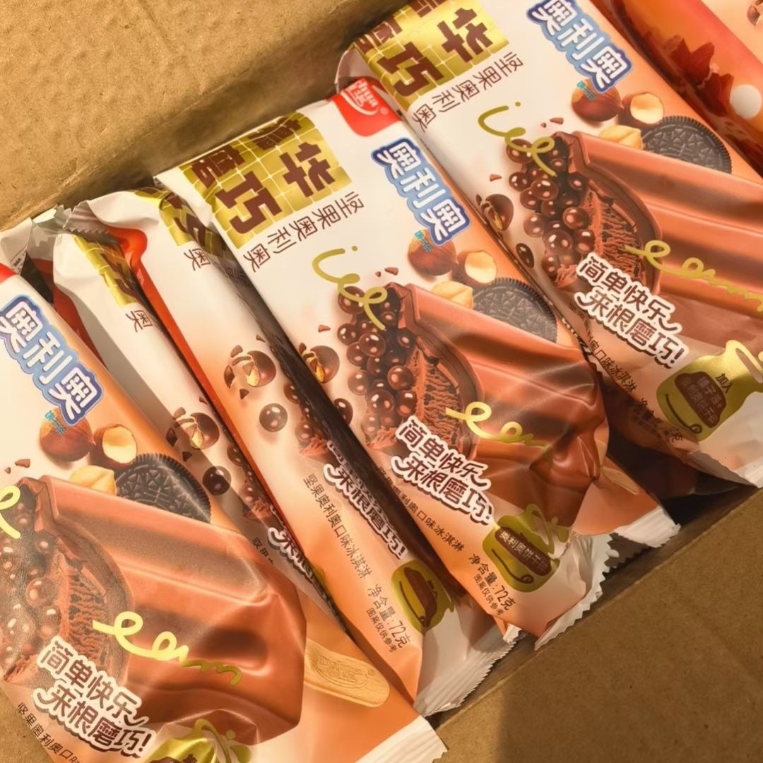 德华磨巧坚果奥利奥冰淇淋3支