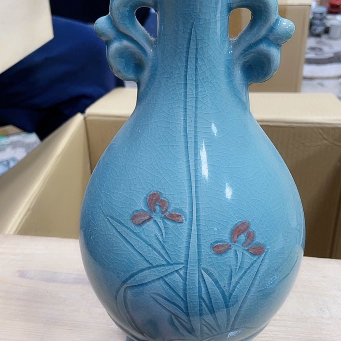 【闪购商品】瓷片瓷制作工艺品摆件