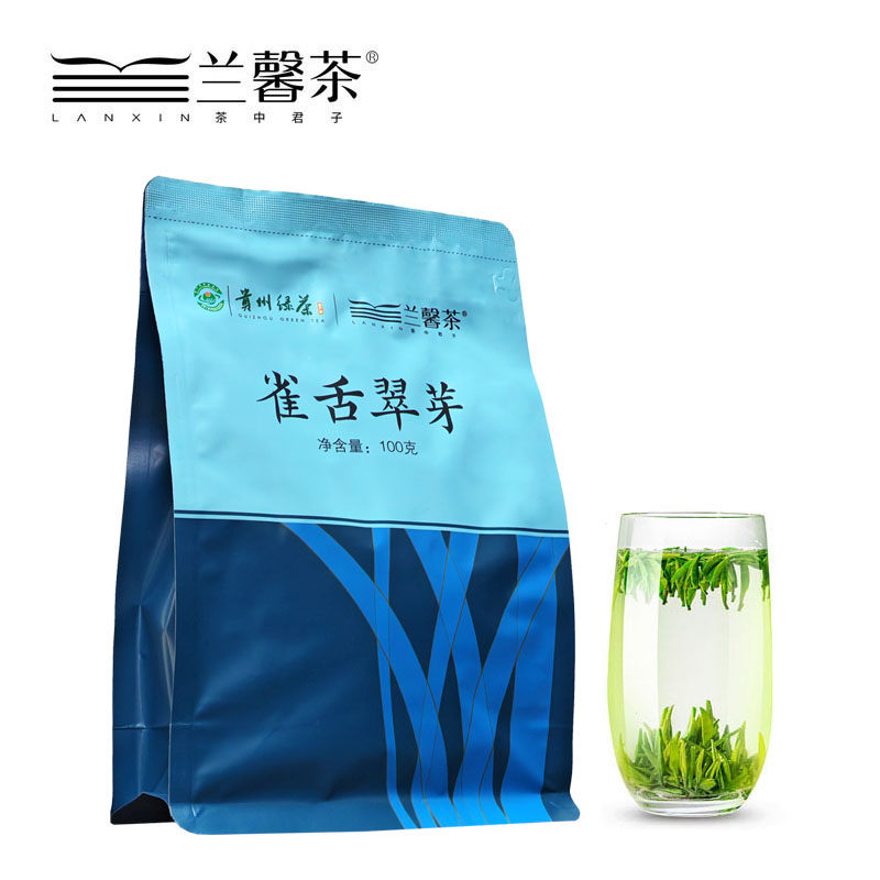兰馨茶湄潭雀舌翠芽茶明前嫩芽高山绿茶100克/袋袋装